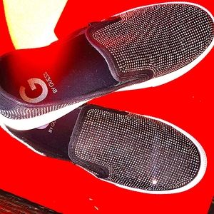 Guess slide on studded sneakers size 10